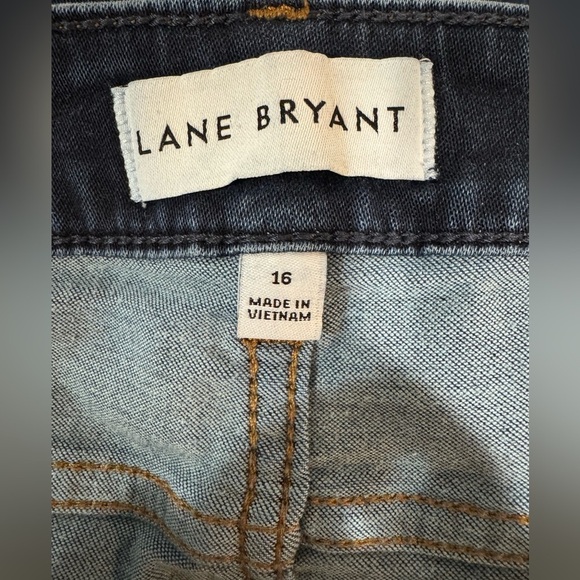 Lane Bryant Signature Fit Skinny Jean Indigo Dark Wash Size 16 Stretch - Picture 8 of 11